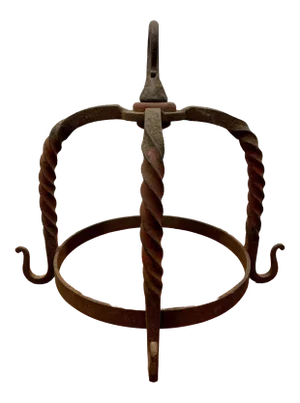 French Wrought Iron Butcher's Rack
