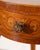 French Napoleon III Marquetry Side Table with Floral Inlay, France, Late 19th Century For Sale - Image 3 of 17