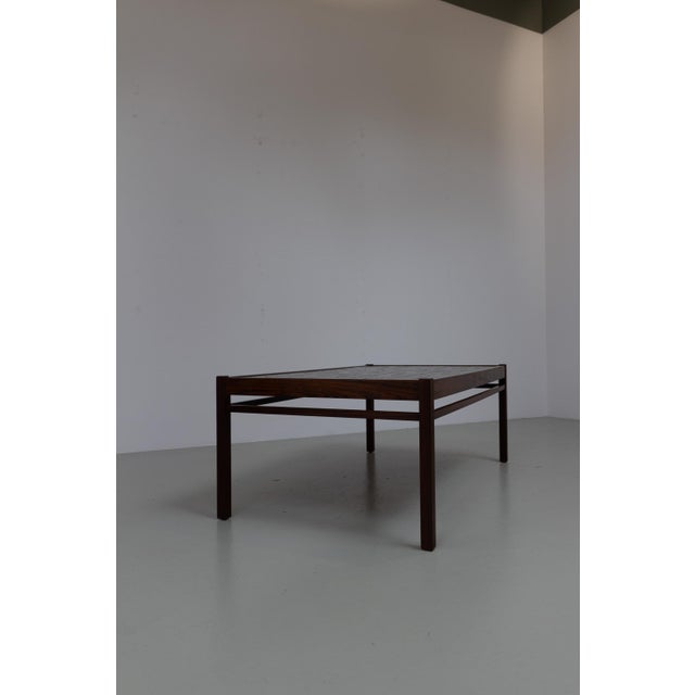 Mid-Century Danish Rosewood Coffee Table with Tiled Top, 1960s For Sale - Image 13 of 18