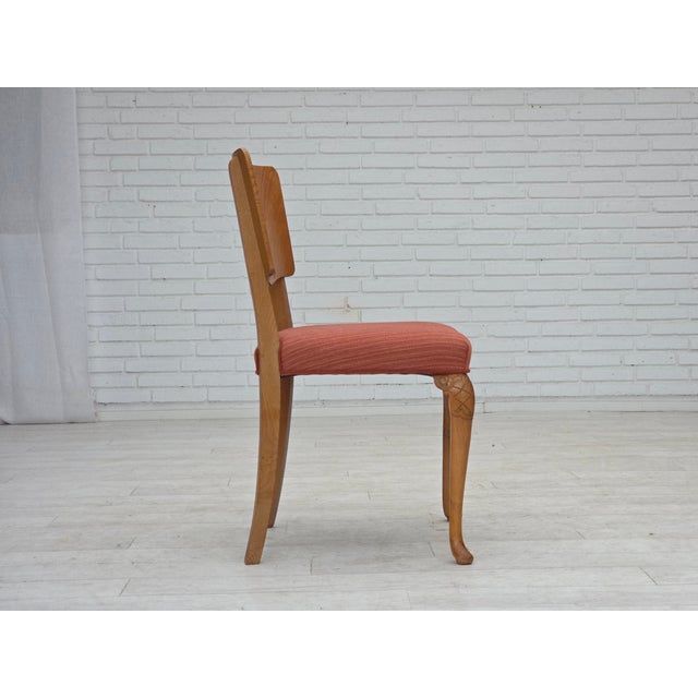 Vintage Danish Dining Chairs in Furniture Wool, 1950s, Set of 6 For Sale - Image 11 of 18