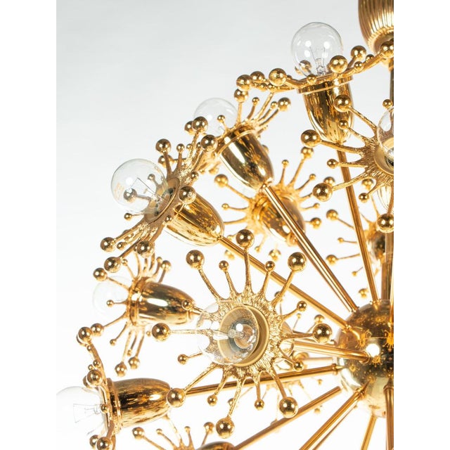 Starburst Pistil Dandelion Ball Pendant Light from Palwa, 1960s For Sale - Image 6 of 13