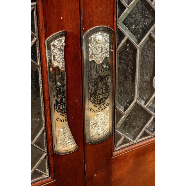 Brown Late 19th Century Mahogany Brunswick Saloon Doors For Sale - Image 8 of 9