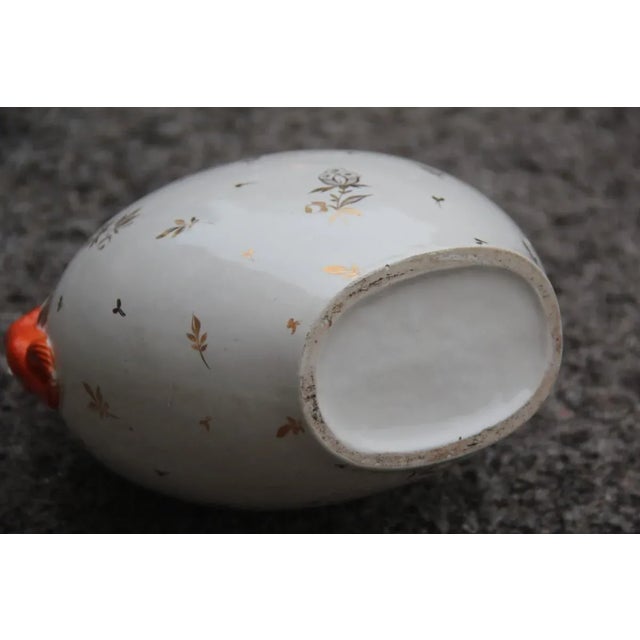 Gold Italian Ceramic Vase, 1950s For Sale - Image 8 of 9