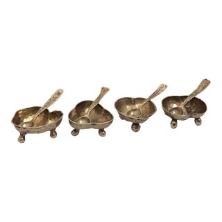 Late 19th Century Tiffany & Co. Figural Salt Cellars- Set of 4 For Sale