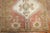 Mid 20th Century Turkish Anatolian rug in pink, ivory, and brown. very interesting that the weaver intentionally added an...