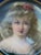 19th Century 19th Century Vienna Porcelain Portrait Plate in Giltwood Frame Signed F. Fenner. For Sale - Image 5 of 12