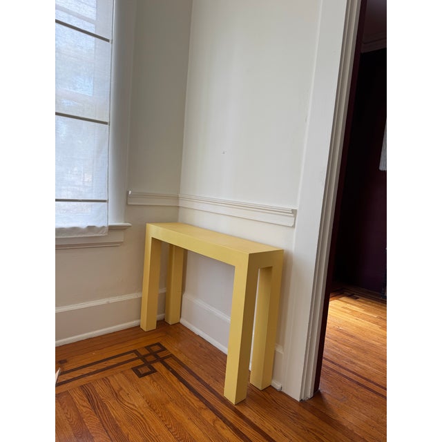 1960s Mid Century Modern Parsons Console Table For Sale - Image 5 of 5