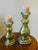 Large Green Glass Bowl & Candleholders, Spain For Sale - Image 11 of 13