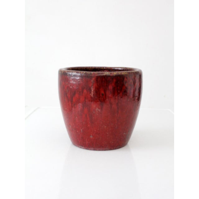 Ceramic Vintage Studio Pottery Planter Pot For Sale - Image 7 of 11