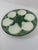 1920s 1920s Antique French Longchamp Majolica Green and White Oyster Plate For Sale - Image 5 of 13