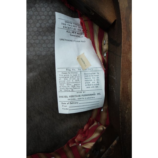 Vintage Drexel Heritage Chinoiserie Dining Chairs (Set of 8) For Sale - Image 17 of 17