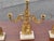 Late 19th Century Bronze and Marble Candle Holders and Candelabra - Set of 3 For Sale - Image 9 of 10