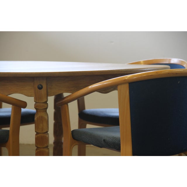 Beech Wood Dining Chairs by Rud Thygesen & Johnny Sørensen for Magnus Olesen, 1980s, Set of 4 For Sale - Image 17 of 18