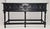 Kittinger, Buffalo - Two Drawer Antique Ebonized Oak Jacobean Style Sideboard / Console Table / Server. The two drawer...