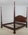 Chippendale Henkel Harris Mahogany King Size Poster Bed For Sale - Image 3 of 16