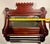 Antique 19th Century Victorian Eastlake Walnut Wall Mirror 3 Towel Bars For Sale In Los Angeles - Image 6 of 8