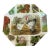 John Derian Decoupage Signed Octagonal Rooster Plate For Sale