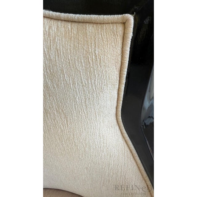 Set of Six Ebonized Dining Armchairs, Attributed to Ralph Lauren Collection for Henredon For Sale - Image 13 of 14