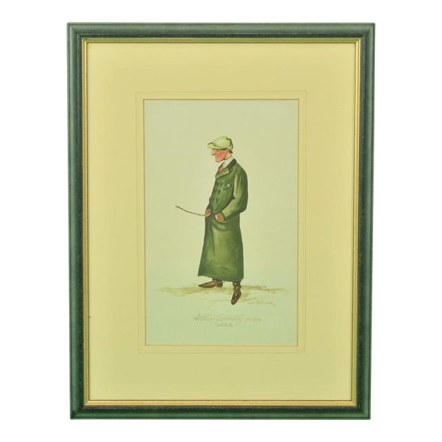 Arthur Coventry (1852 - 1925) 1884 Jockey Watercolour For Sale