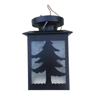 Vintage Adirondack Pine Tree Ceiling Fixture For Sale