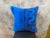 Asymmetric Blue Rug Pillow Cover For Sale - Image 14 of 14