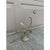 A beautifully crafted silvered brass armillary half-sphere, evoking the timeless elegance of classical European gardens....