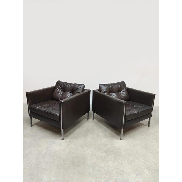 Two of a kind… these two fantastic armchairs by Pierre Paulin for Artifort are elegant, stylish, and timeless. Model 442....