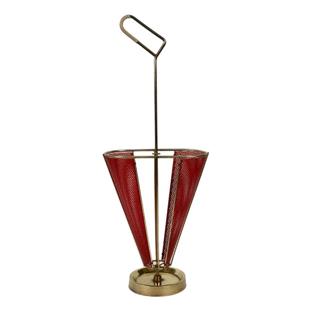 Umbrella Stand by Mathieu Mategot, Paris, France, 1950s For Sale