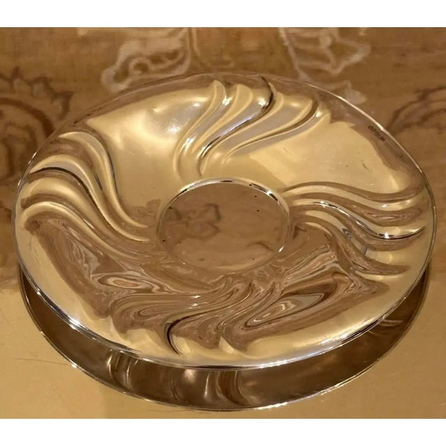 Silver Art Nouveau Solid Silver Cup & Saucer Set For Sale - Image 8 of 12
