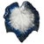 Vintage Blue Leaf-Shaped Dish in Ceramic, 1950s For Sale - Image 4 of 10