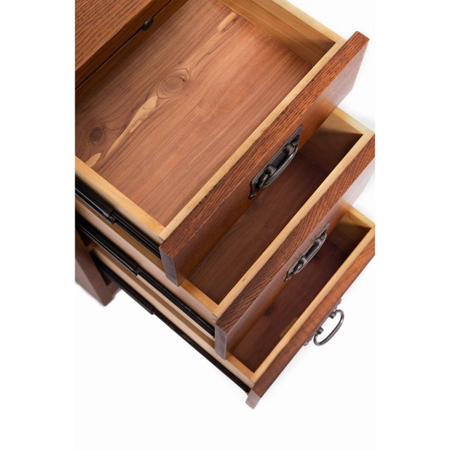 Crofter Style 3 Drawer End Table With Writing Tray-Michael Cherry-Mc3 For Sale - Image 4 of 18