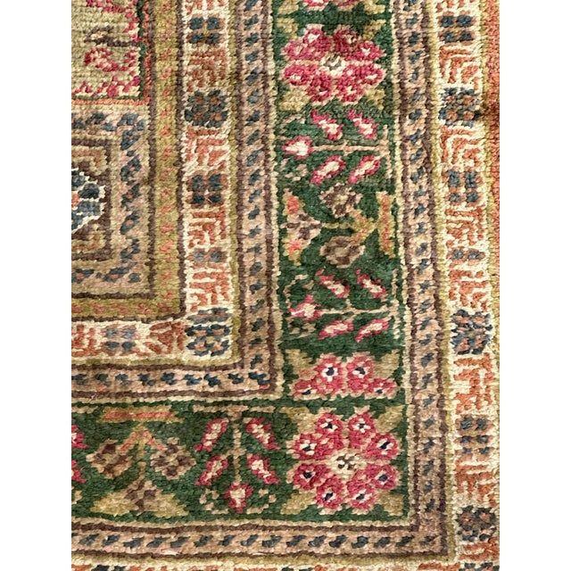 Vintage Turkish Kayseri Silk Rug, 1970s For Sale - Image 9 of 17