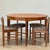 1970s Small Round Extending Dining Table and Chairs by Tom Robertson for Mcintosh, 1970s, Set of 5 For Sale - Image 5 of 17