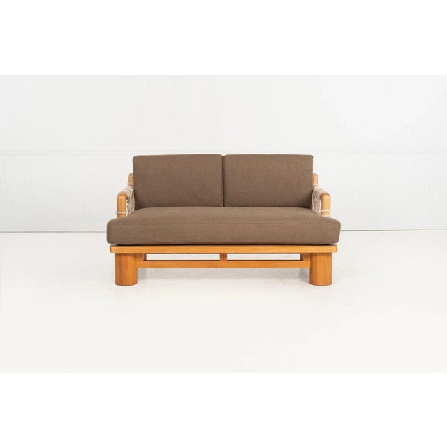 Mid-Century Modern Karl Springer for Karl Springer, LTD Dowelwood Sofa1980c. For Sale - Image 3 of 18