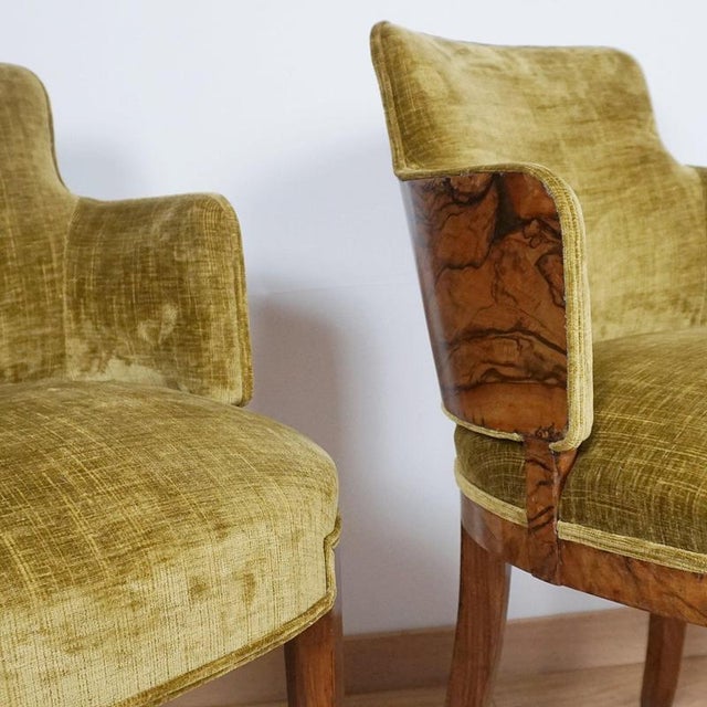 1930s Art Deco Armchairs, 1930s, Set of 2 For Sale - Image 5 of 12