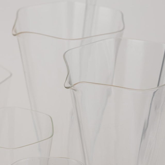 20th Century Italian Carafes & 12 Glasses by Italo Varisco, Venice, Set of 14 For Sale - Image 5 of 13