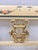 Wood Antique French Painted Twin Bed With Carved Swan Heads & Lyre Motifs For Sale - Image 7 of 11