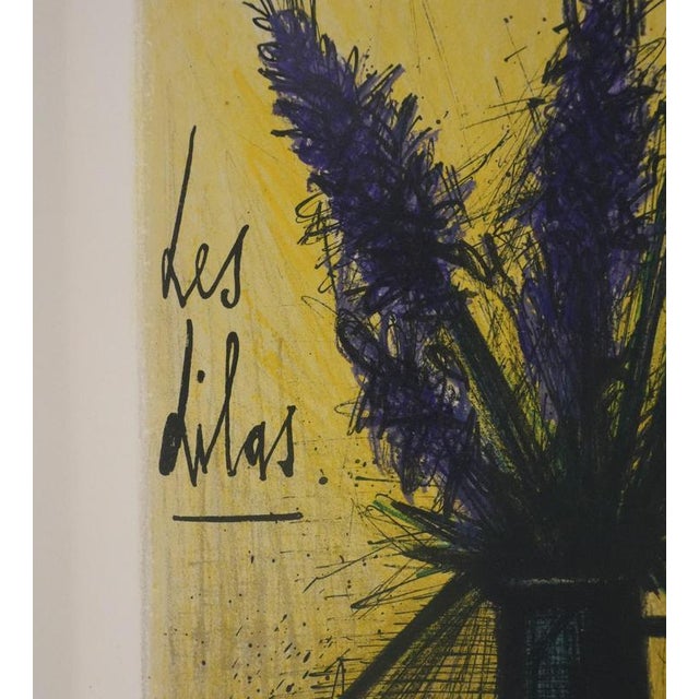 Bernard Buffet, Lilacs, Lithograph For Sale - Image 6 of 7