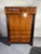 Very beautiful South German secretary around 1830 in walnut, small secretary with unusual cabinet, the grain looks like...