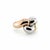 Italian 18k Tri-Gold Ring, Size 7 For Sale - Image 4 of 4