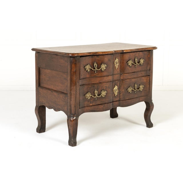 Small 18th Century French Walnut Commode For Sale - Image 6 of 9