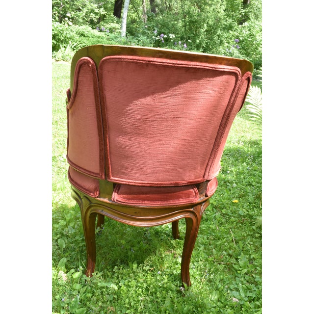 French 18th Century Louis XV Style Swivel Chair For Sale - Image 3 of 3