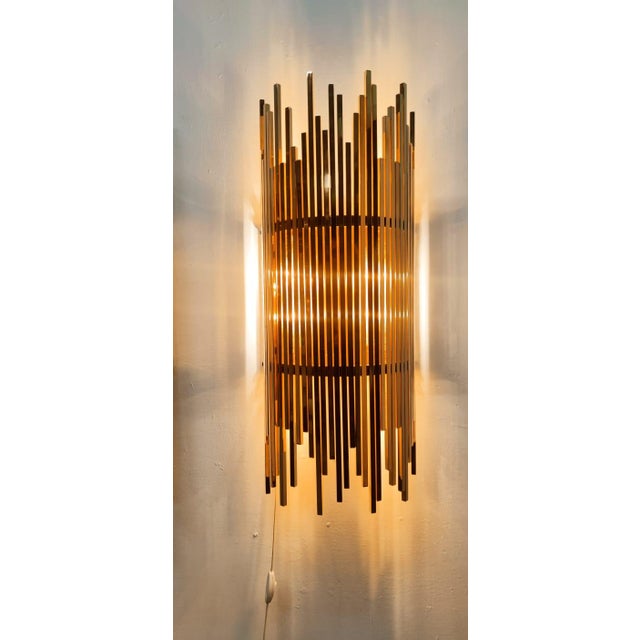 Vintage Wall Light in Brass, 1960s For Sale - Image 9 of 18