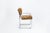 Mid-Century Modern Guido Faleschini for I4 Mariani Set of 4 Vintage Tan Suede Fabric Tucroma Chairs For Sale - Image 3 of 13