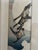 Japanese Mid 20th Century Framed Japanese Print “Wild Geese and Autumn Moon” After Ando Hiroshige For Sale - Image 3 of 14