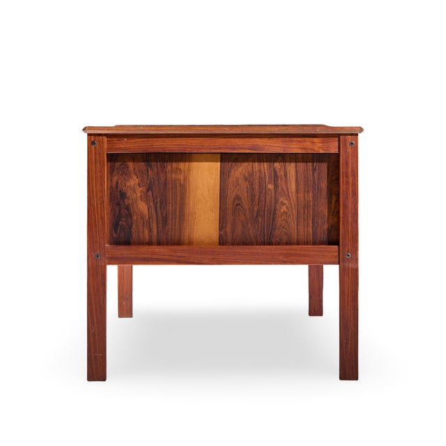 Maurice Villency Farsø Stolefabrik for Maurice Villency Mid Century Danish Rosewood Desk For Sale - Image 4 of 9