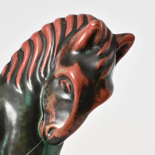 Art Deco Horse Figurine attributed to Paul Dresler for Grootenburg, 1930s For Sale - Image 10 of 11