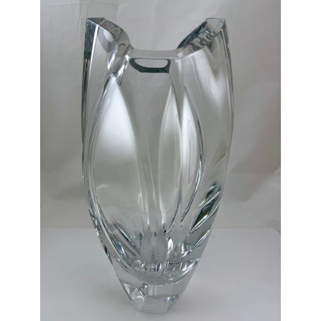 Modern Baccarat Large R.Rigot Giverny Vase 10 5/8" - France For Sale - Image 3 of 7