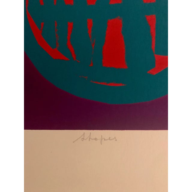 1960s 1967 Antonio Tonon Serigraph "Shapes" 7/8, Unframed For Sale - Image 5 of 7