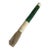Chinoiserie Jade C Olor Soapstone and Bone Calligraphy Brush 13.5" H For Sale